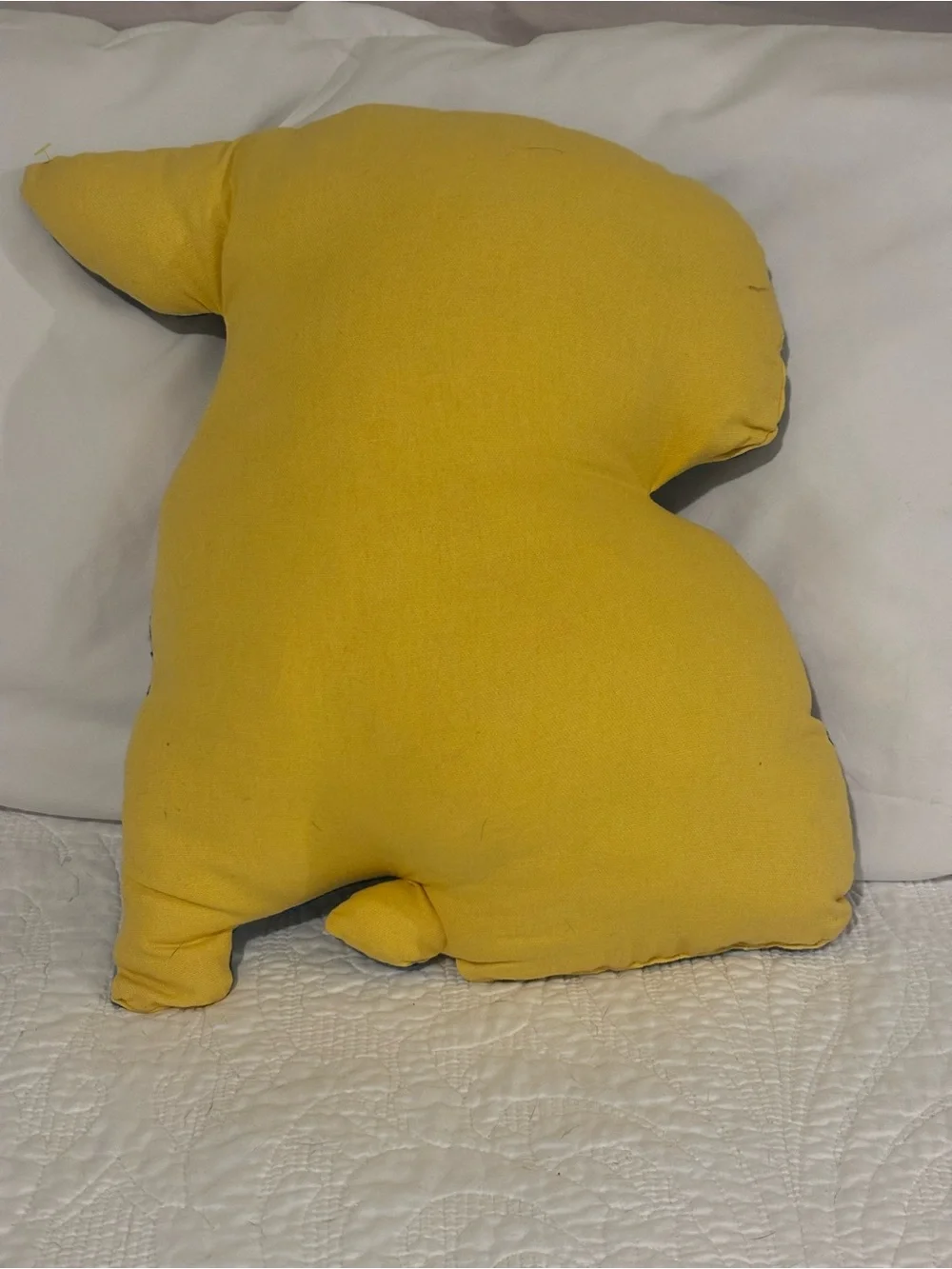 Hand-Embroidered French Bulldog frenchie Accent Pillow